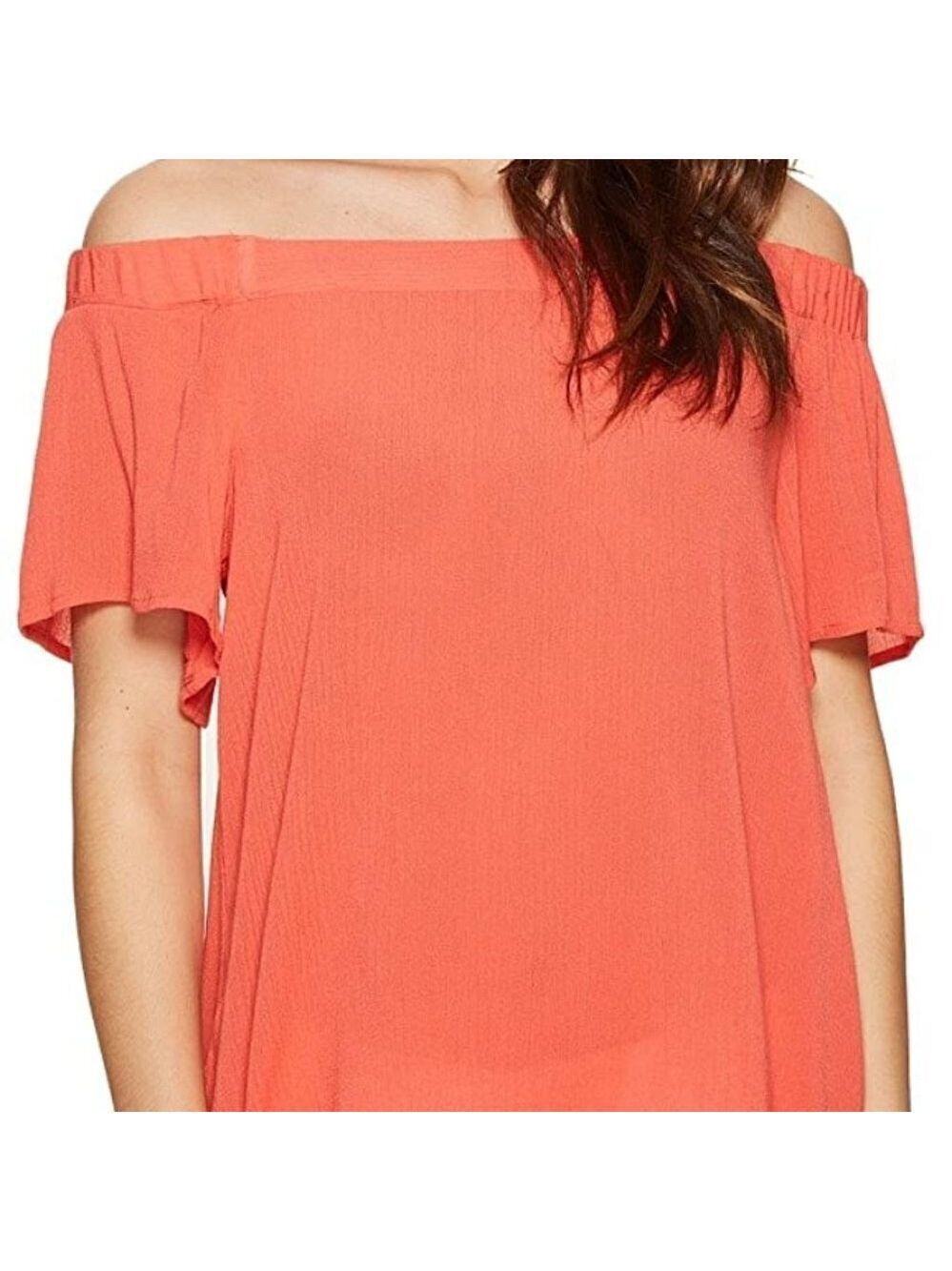 1. State Top Off the Shoulder "Poppy Petal" Small